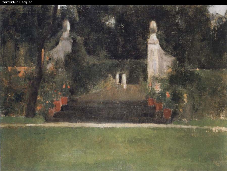 Fernand Khnopff The Garden in Famelettes